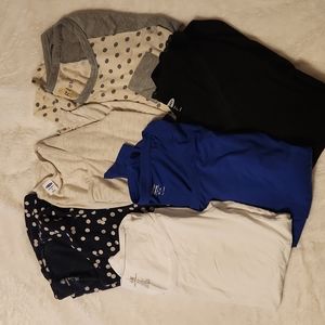 Lot of 6 long sleeve/mid sleeve Maternity shirts